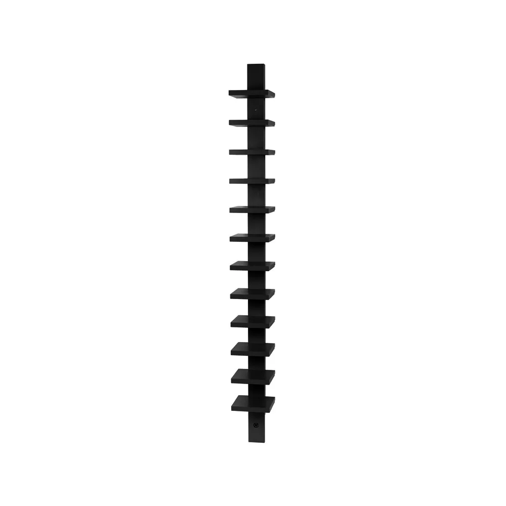 Pilaster vägghylla, Svart betsad Källemo