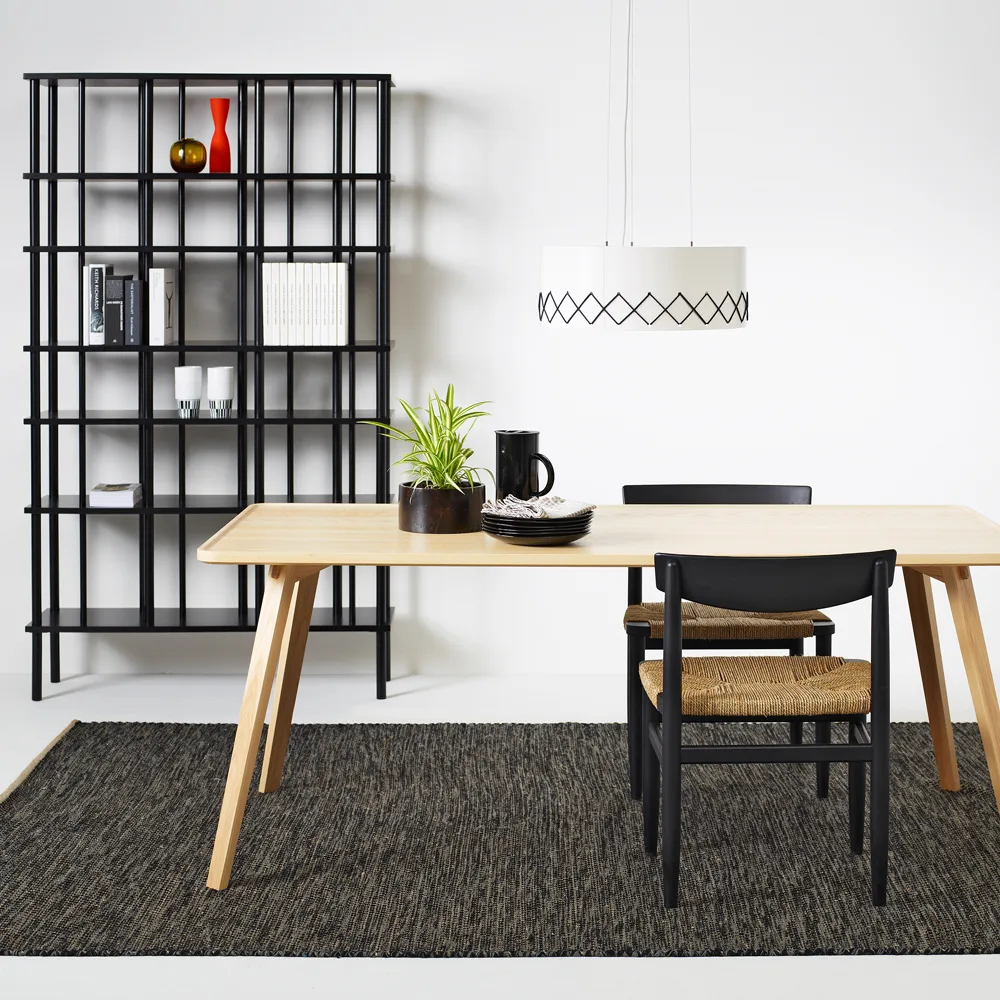 Level hylla/rumsavdelare hög, Vitlack col.82, 110x190 cm Karl Andersson & Söner