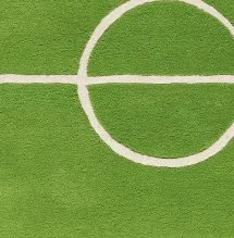 Football matta - grön 120 x 180 cm - Kateha