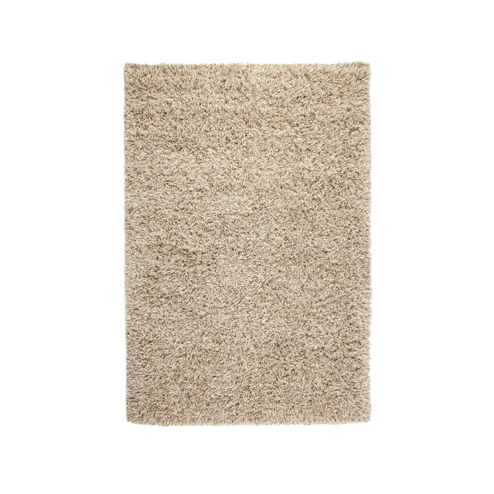 Shaggy matta - white/beige, 170x240 cm - Kateha