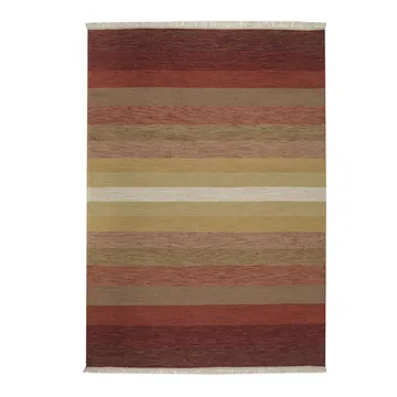 Tofta Wave matta 80 x 250 cm - röd - Kateha