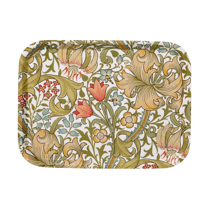 Golden Lily liten bricka 20x27 cm - Multi - Klippan Yllefabrik