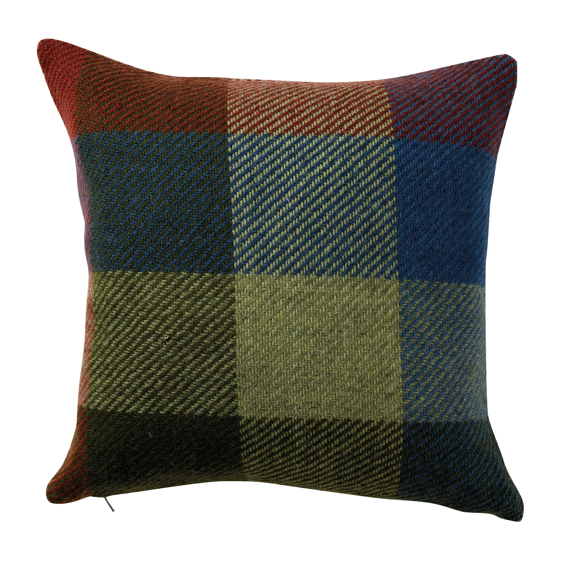 Gotland kuddfodral 45x45 cm, Multi-grön Klippan Yllefabrik