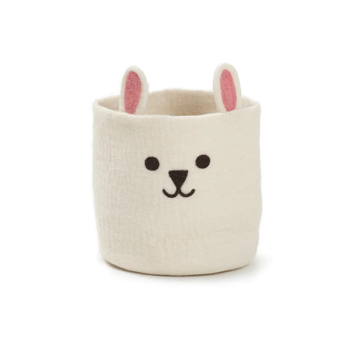 Rabbit korg Ø20 cm, Vit Klippan Yllefabrik