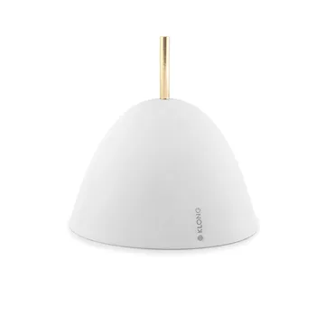 Gömma förvaring small 12 cm - Vit-mässing - KLONG