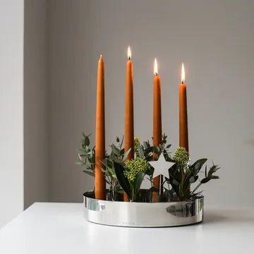 Jubel adventsljusstake - Silver - KLONG