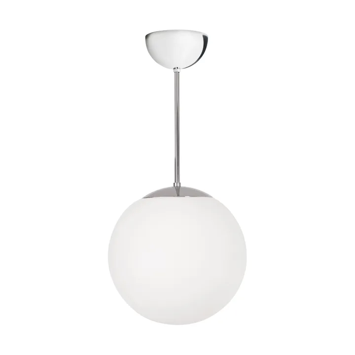 Funkis Glob pendel - White-chrome Ø20 cm - Konsthantverk