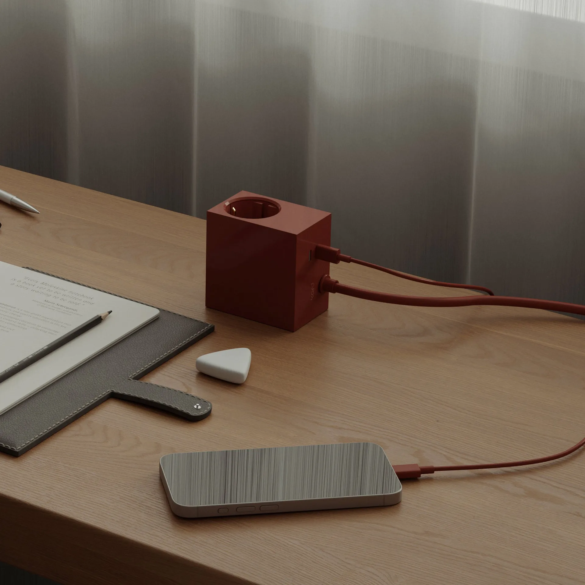 Kord USB-C till USB-C laddningskabel 1,8 m, Fired Brick Kord