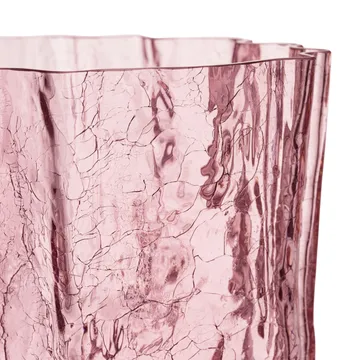 Crackle vas 27 cm - Rosa - Kosta Boda