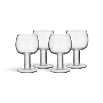 Fars glas - Klar, 4-pack - Kosta Boda