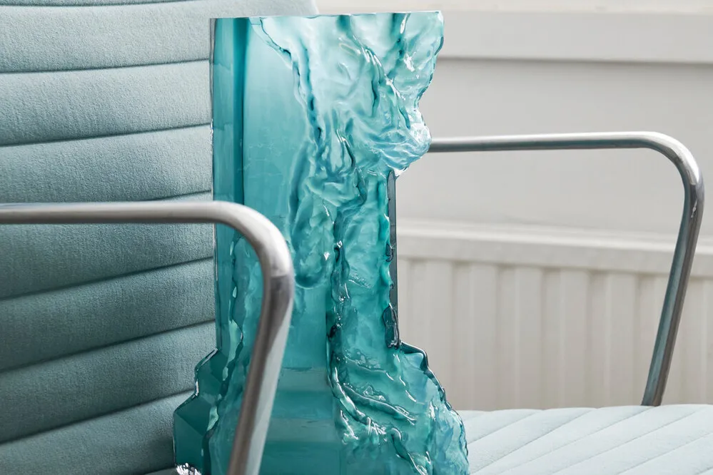 Rocky Baroque vas 35 cm, Chrysocolla Kosta Boda