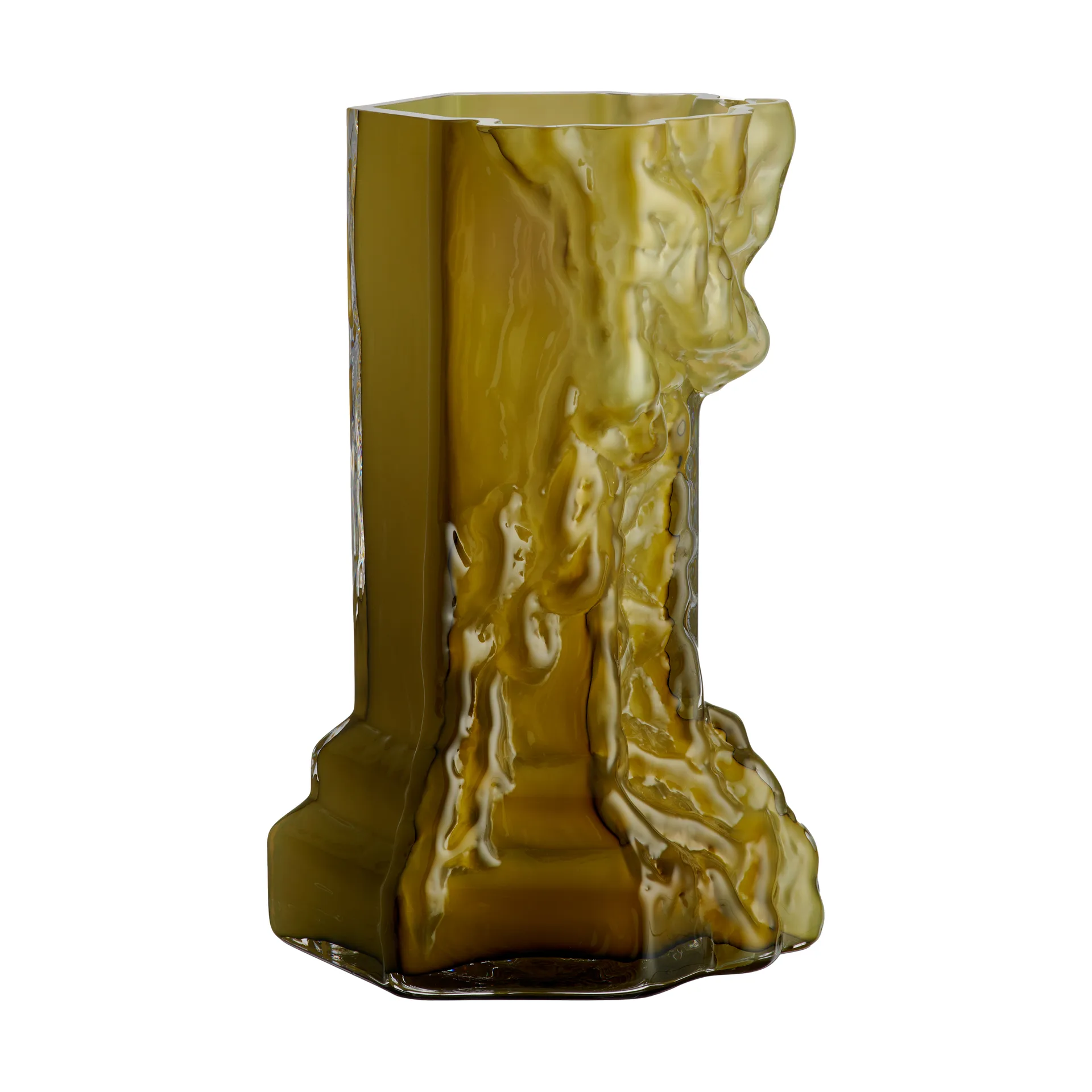 Rocky Baroque vas 35 cm, Olive Kosta Boda