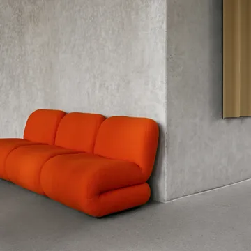BAU soffa 3-sits, Zero beige - Lammhults