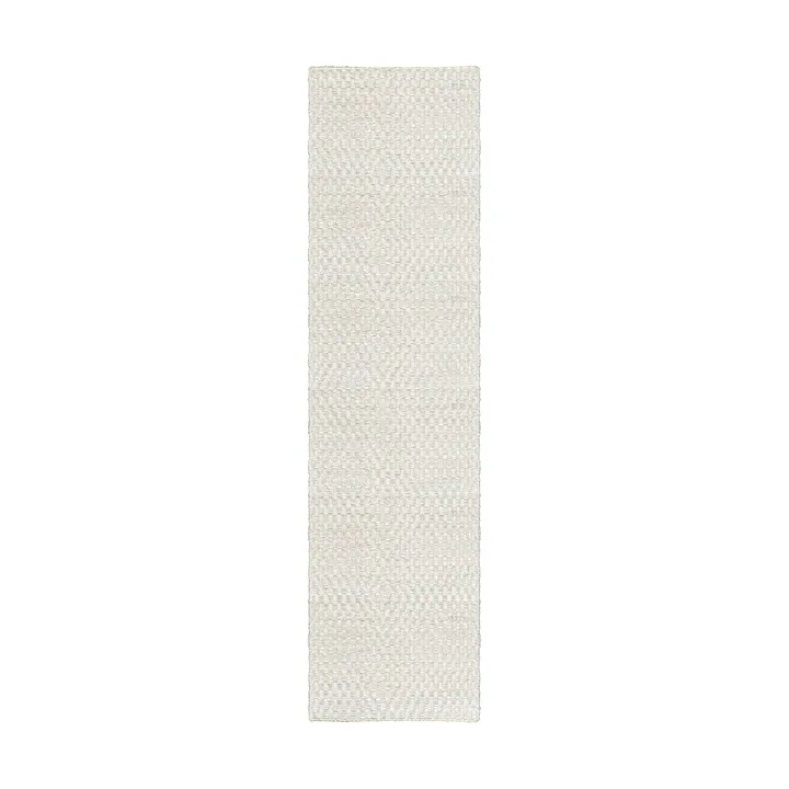 Barley jutematta - Bone white, 75x240 cm - Layered