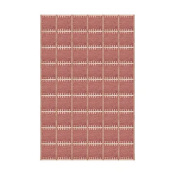 Lilly ullmatta - Claret red, 250x350 cm - Layered