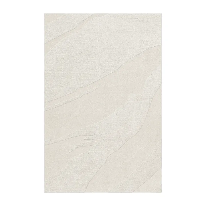 Nami ullmatta - Bone White 300x400 cm - Layered