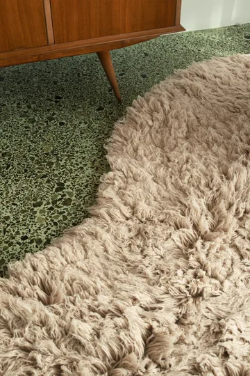 Shaggy matta 200x300 cm - Oatmeal - Layered