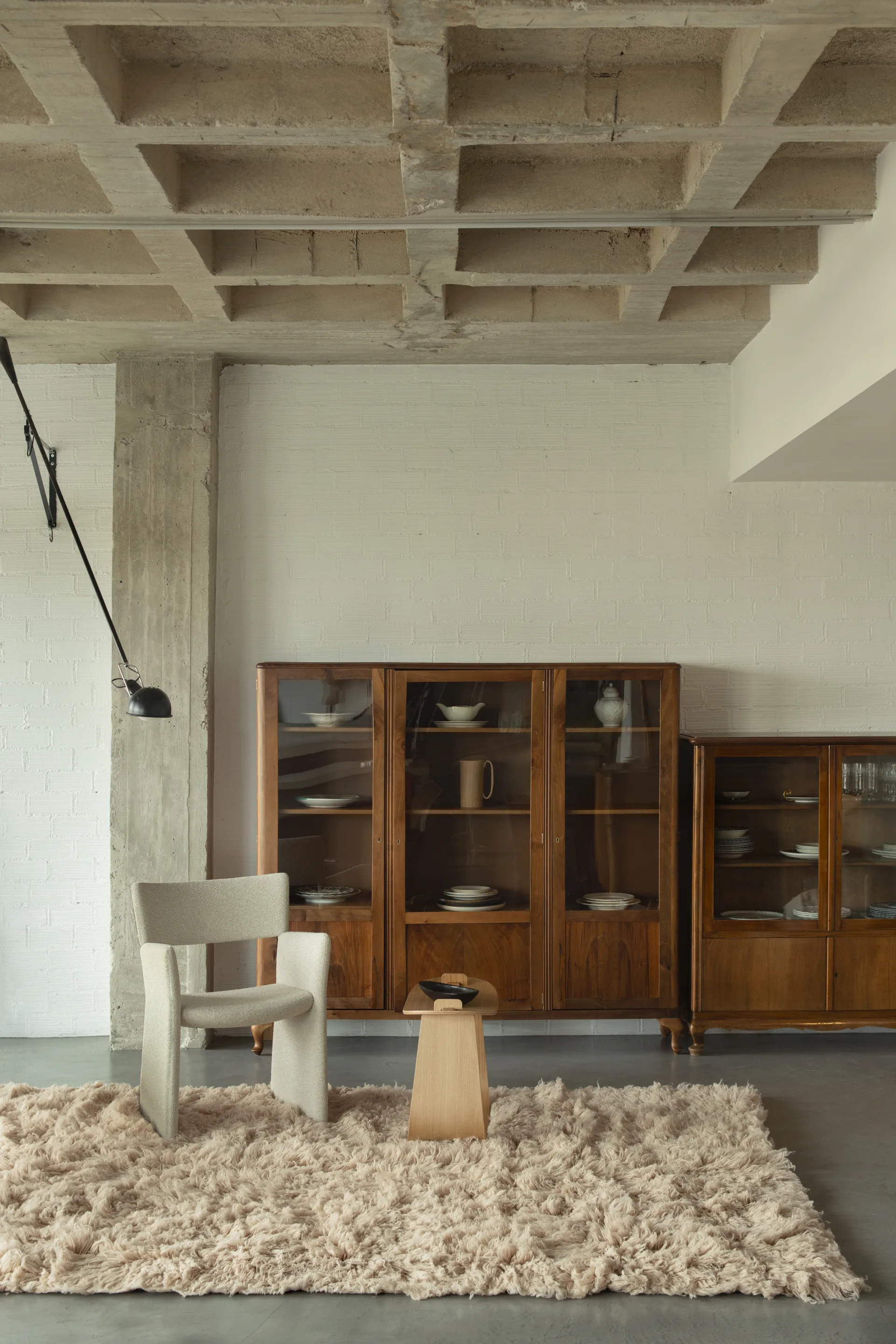 Shaggy matta 200x300 cm, Oatmeal Layered