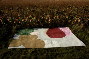 Sleeping Flower ullmatta - 250x350 cm - Layered