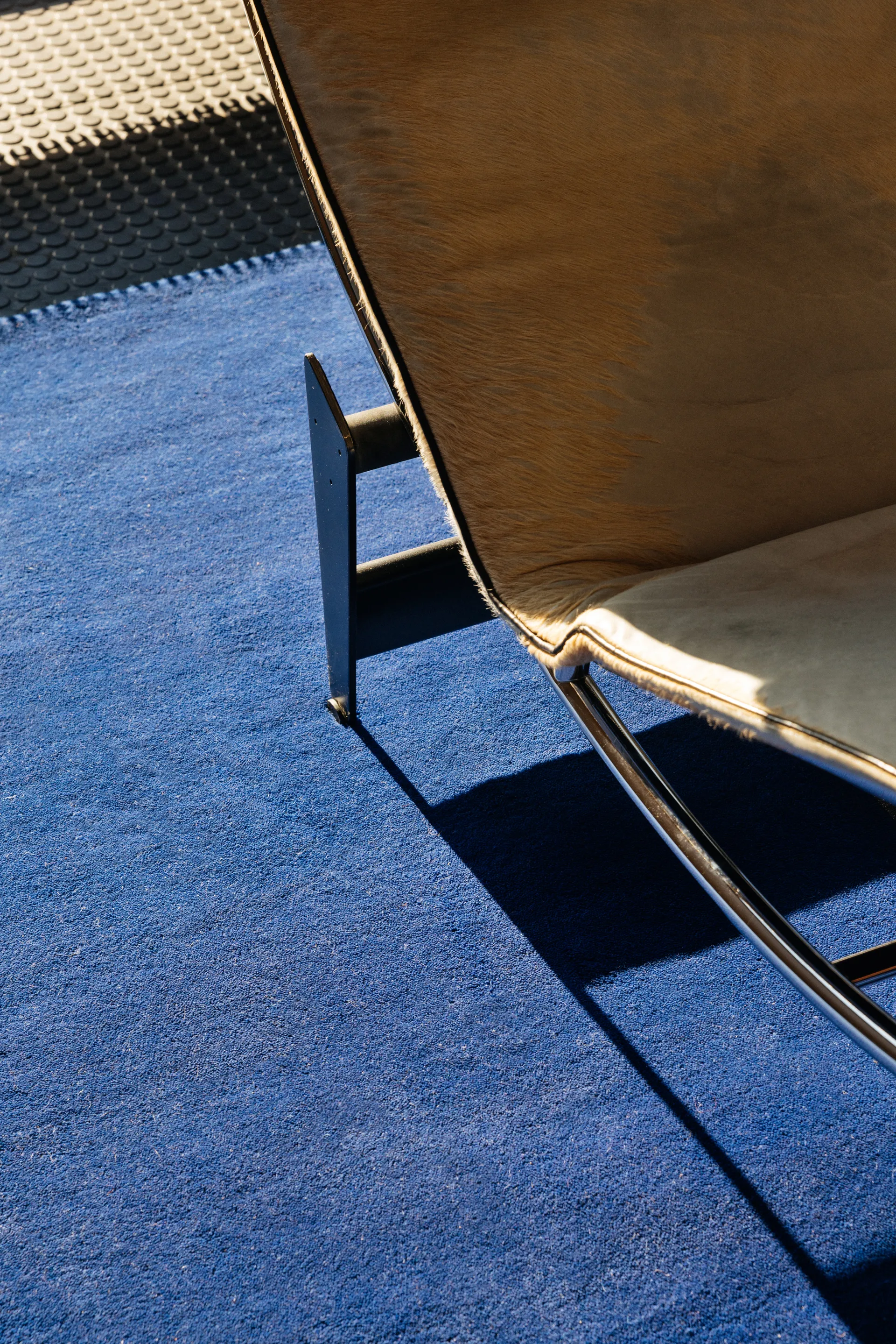Solid Wool ullmatta, Blue foncé, 180x270 cm Layered