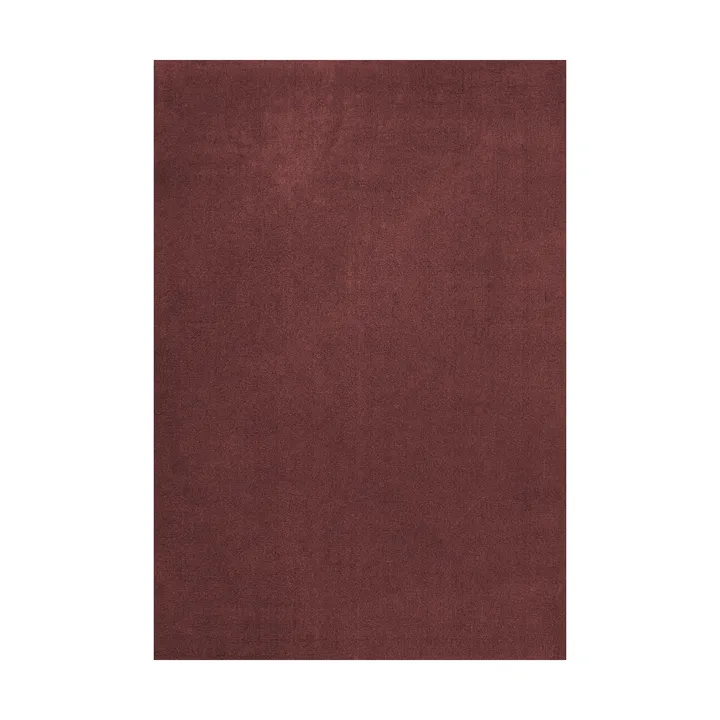 Solid Wool ullmatta - Ruby red, 250x350 cm - Layered