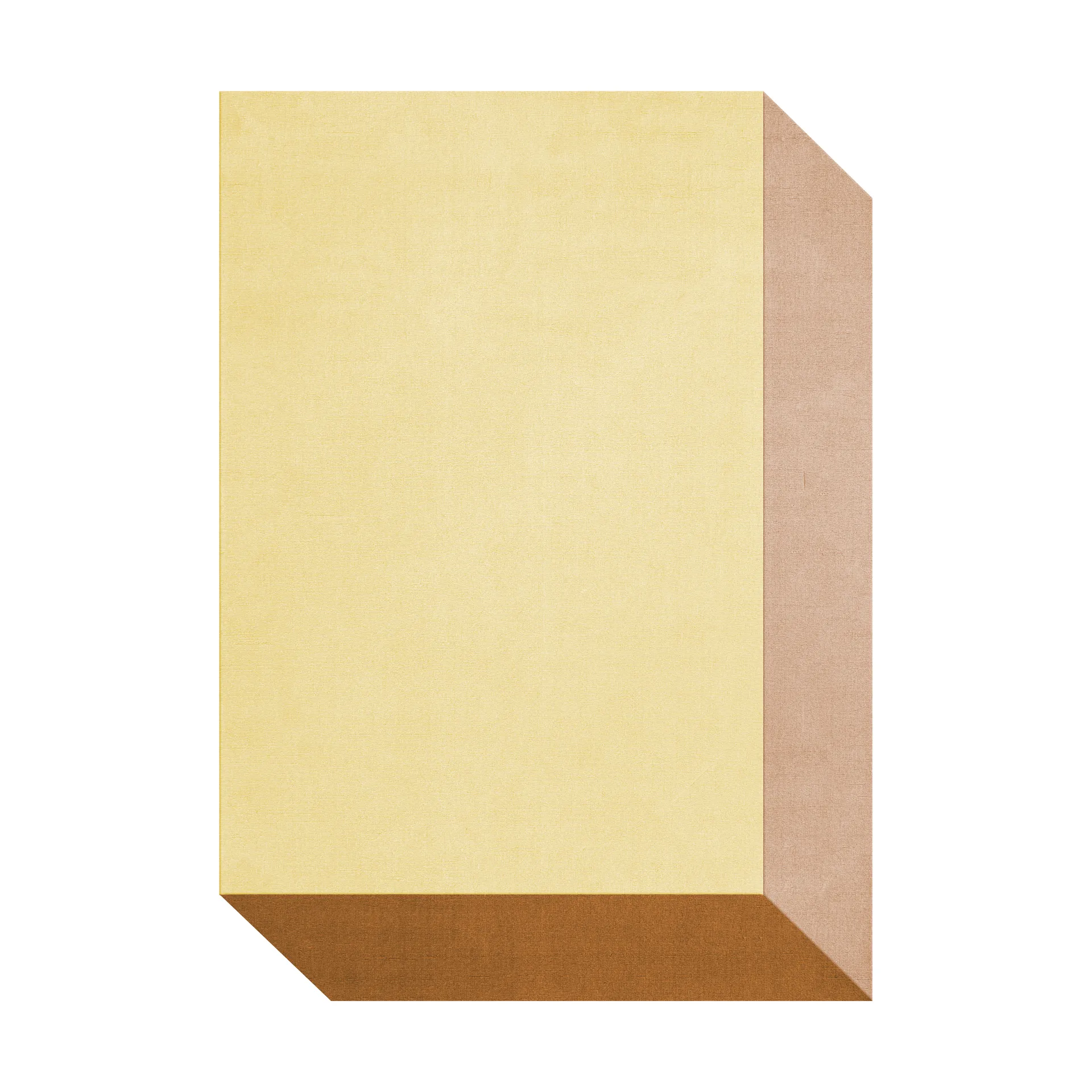 Teklan box ullmatta, Yellows, 180x270 cm Layered