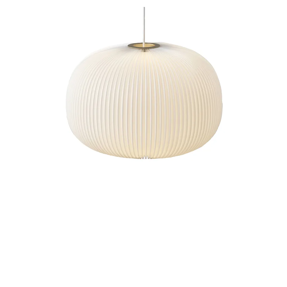 Lamella 1 pendel, vit, led, guld Le Klint