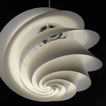 Swirl 2 medium pendel - vit - Le Klint