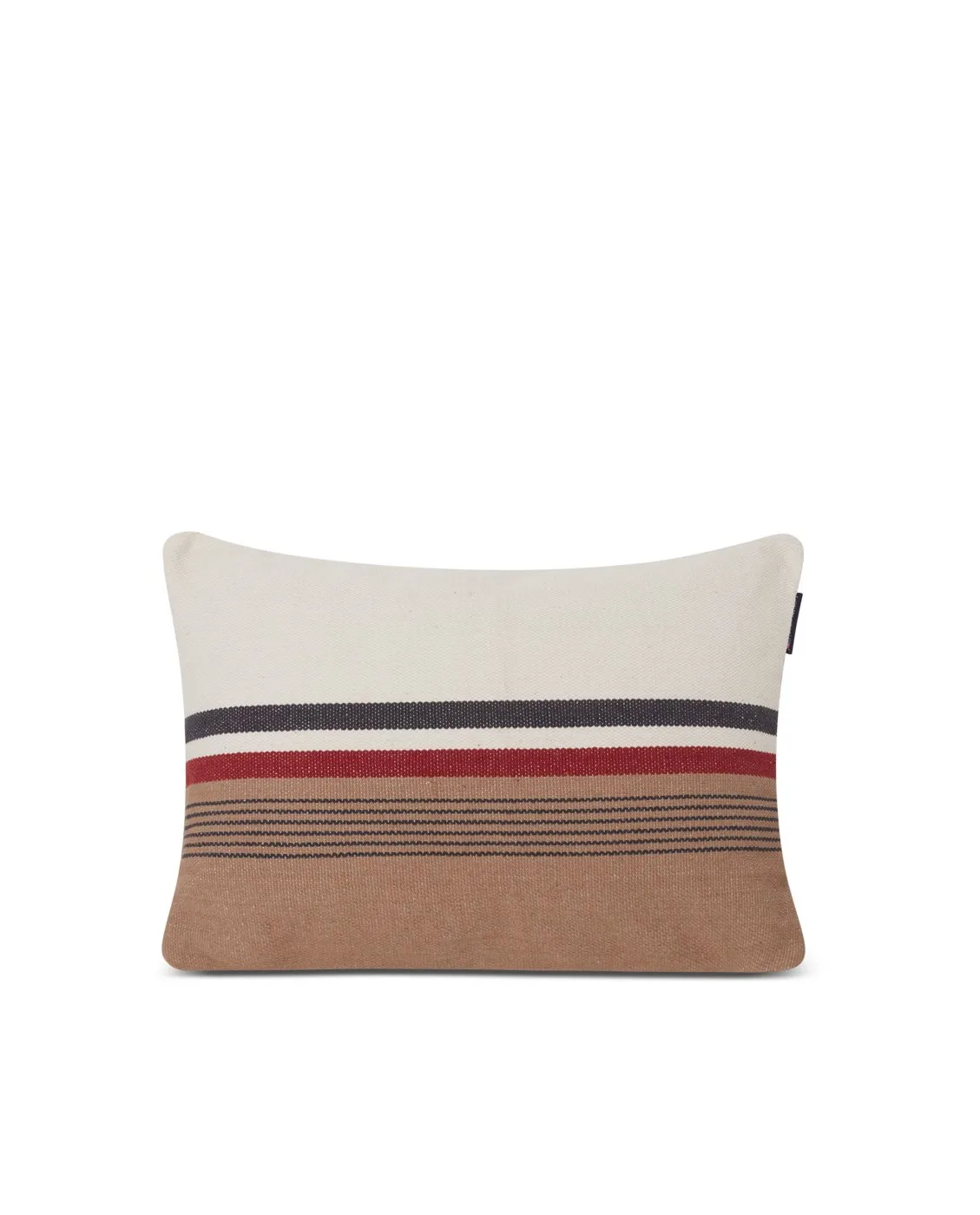 Striped kudde 40x60 cm, Beige-vit multi Lexington