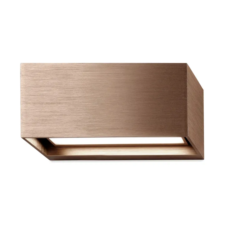 Linea W1 vägglampa switch tune - Rose gold, 7x15 cm - Light-Point
