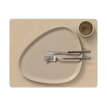 Corduroy bordstablett square L - Sand - LIND DNA