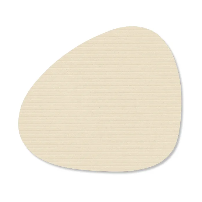 Corduroy glasunderlägg curve - Vanilla - LIND DNA