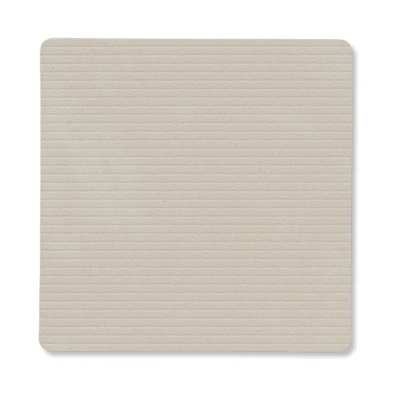 Corduroy glasunderlägg square - Oyster White - LIND DNA