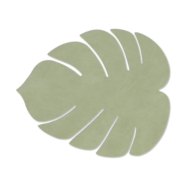Monstera Leaf Nupo bordstablett S - Olivgrön - LIND DNA