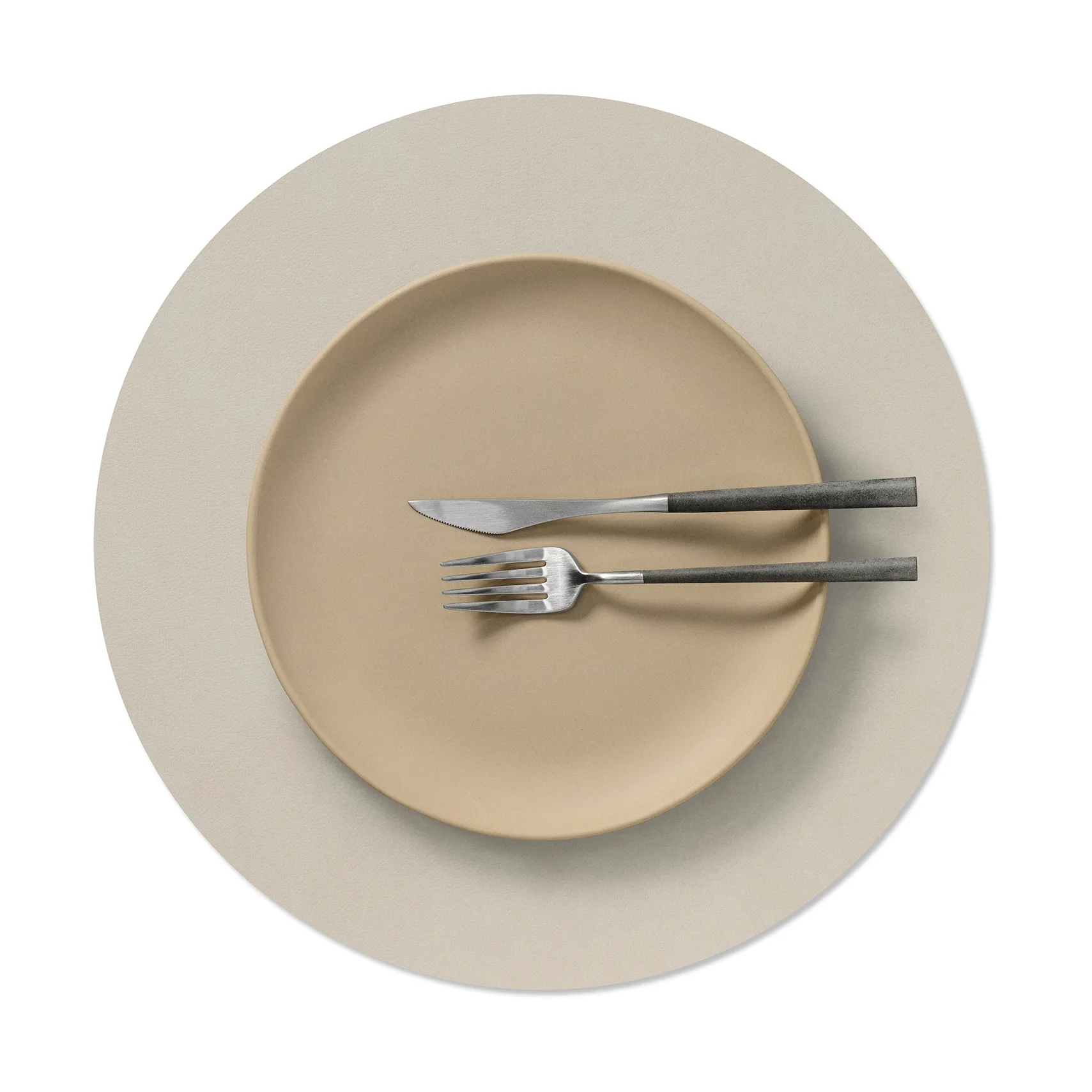 Nupo bordstablett, Oyster white, circle, L LIND DNA