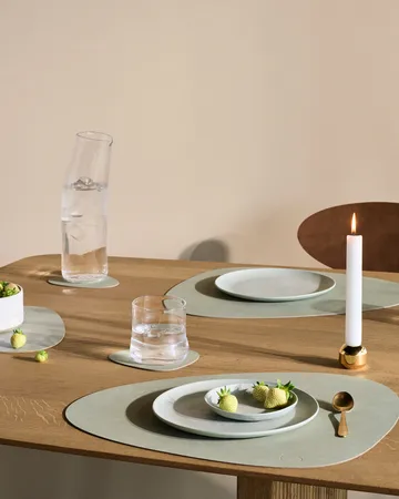 Nupo bordstablett vändbar curve L 1 st - Dark green-olive green - LIND DNA