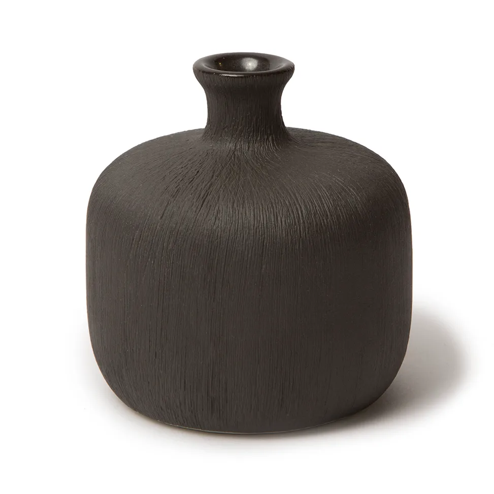 Bottle vas, Black, small Lindform