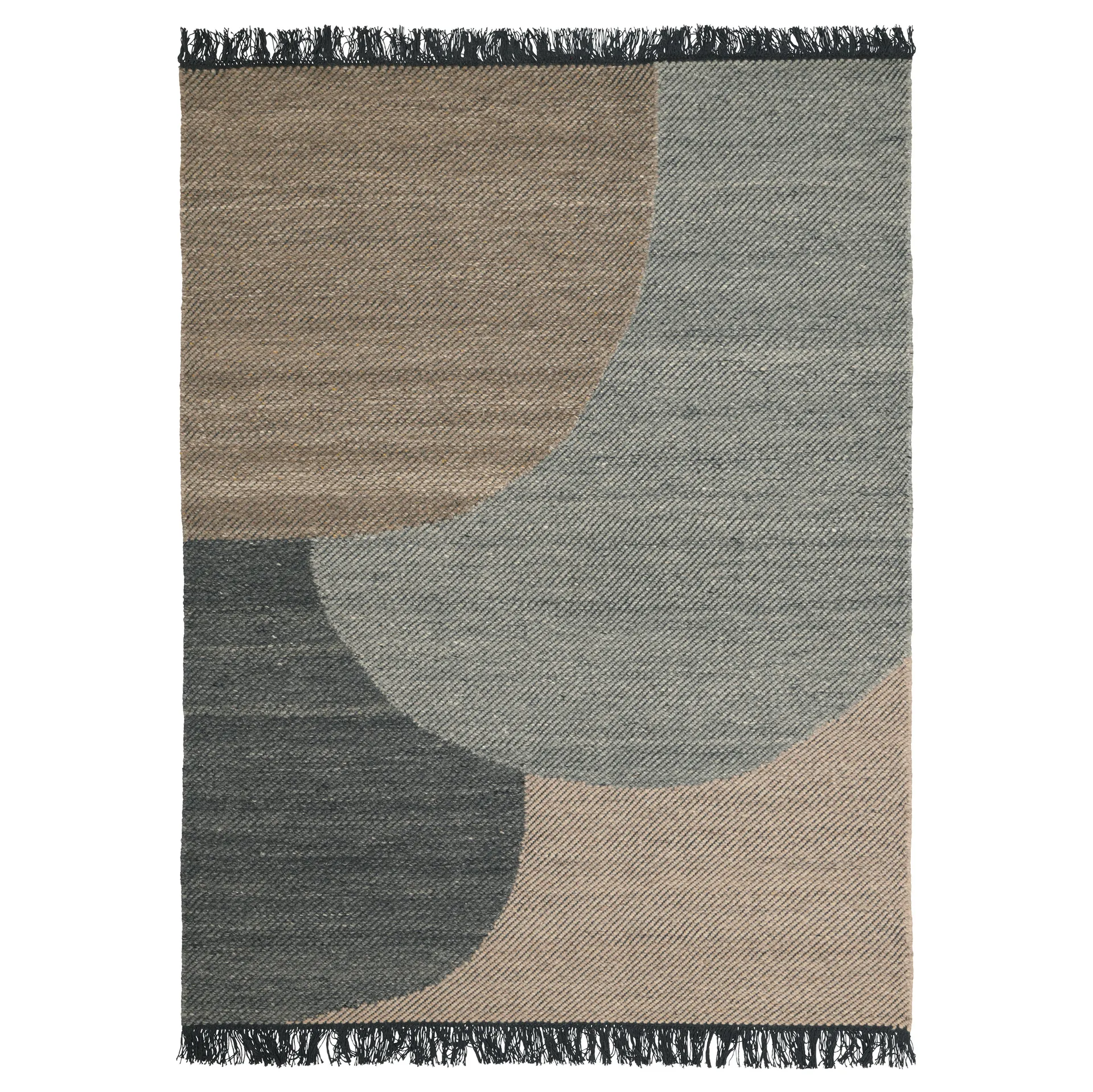 Eik ullmatta 140x200 cm, Charcoal Linie Design