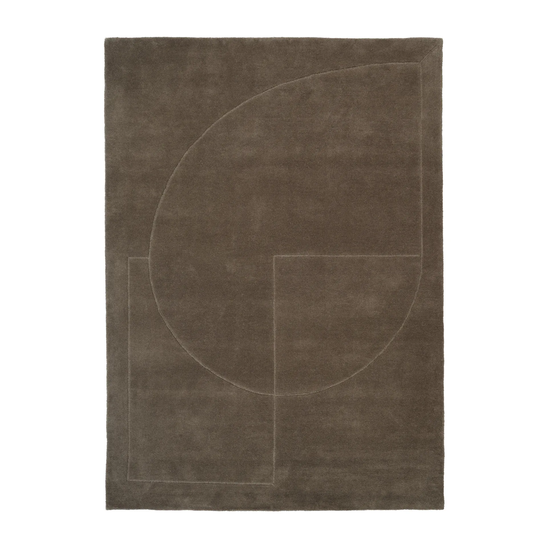 Lineal Poem ullmatta, Moss, 170x240 cm Linie Design