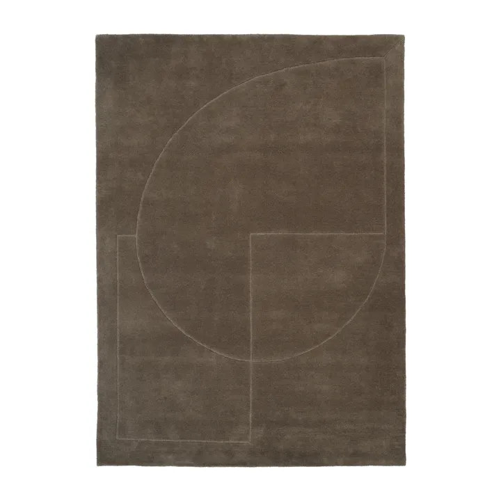 Lineal Poem ullmatta - Moss, 200x300 cm - Linie Design