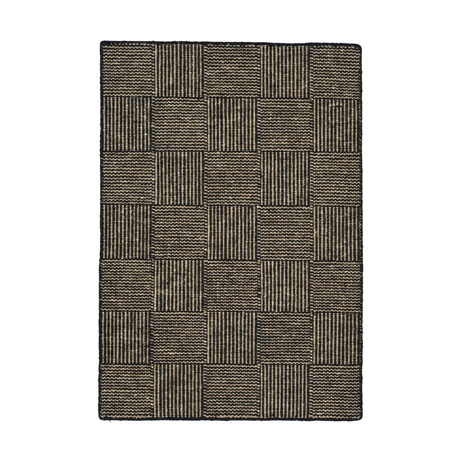 Linie Design Chess matta, Black, 250x250 cm Linie Design