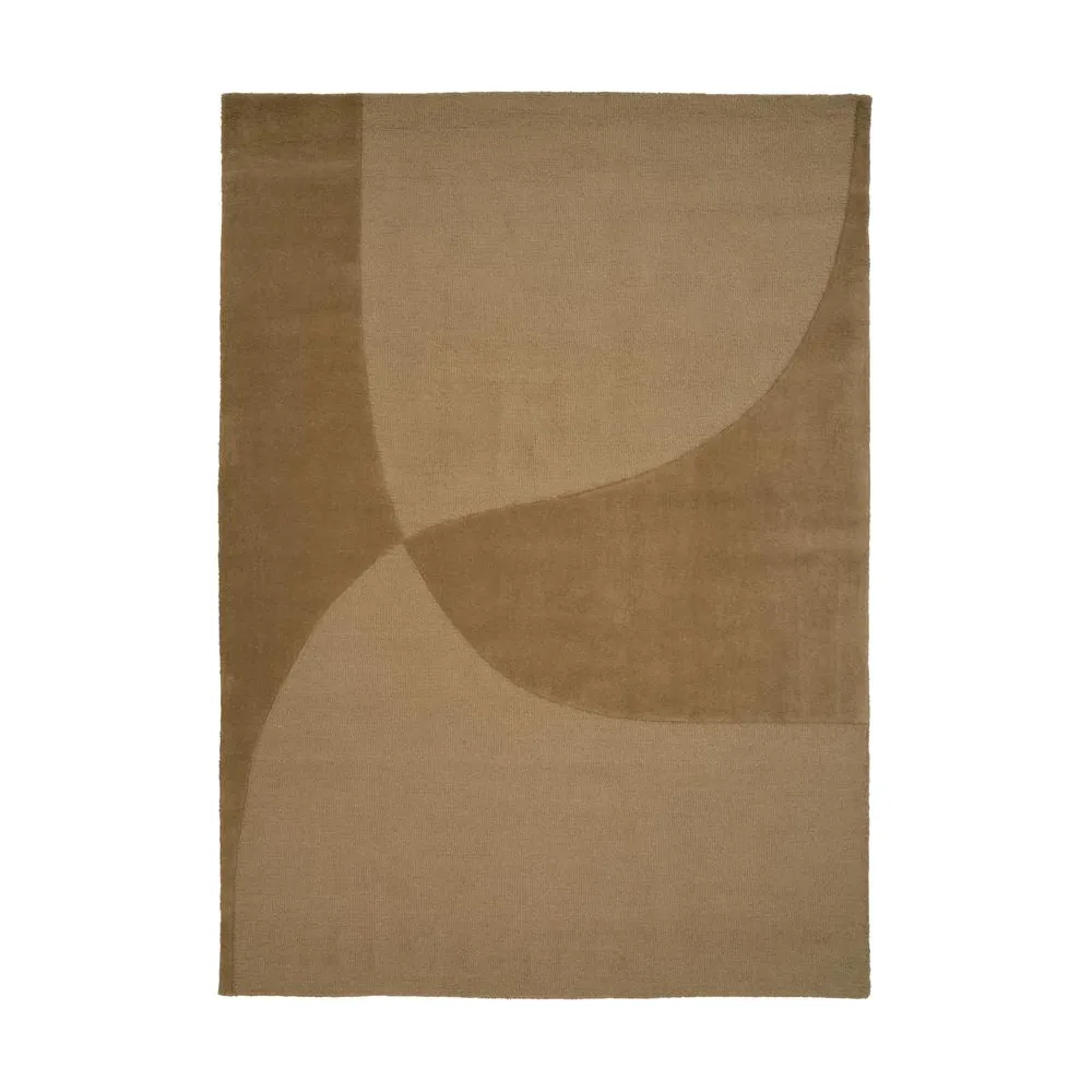 Split Plains matta, Mustard, 250x350 cm Linie Design