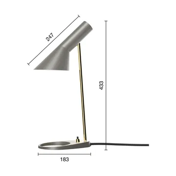 AJ MINI bordslampa - Brass-warm grey - Louis Poulsen
