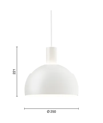 FJ Elements pendel Ø25 cm - White - Louis Poulsen