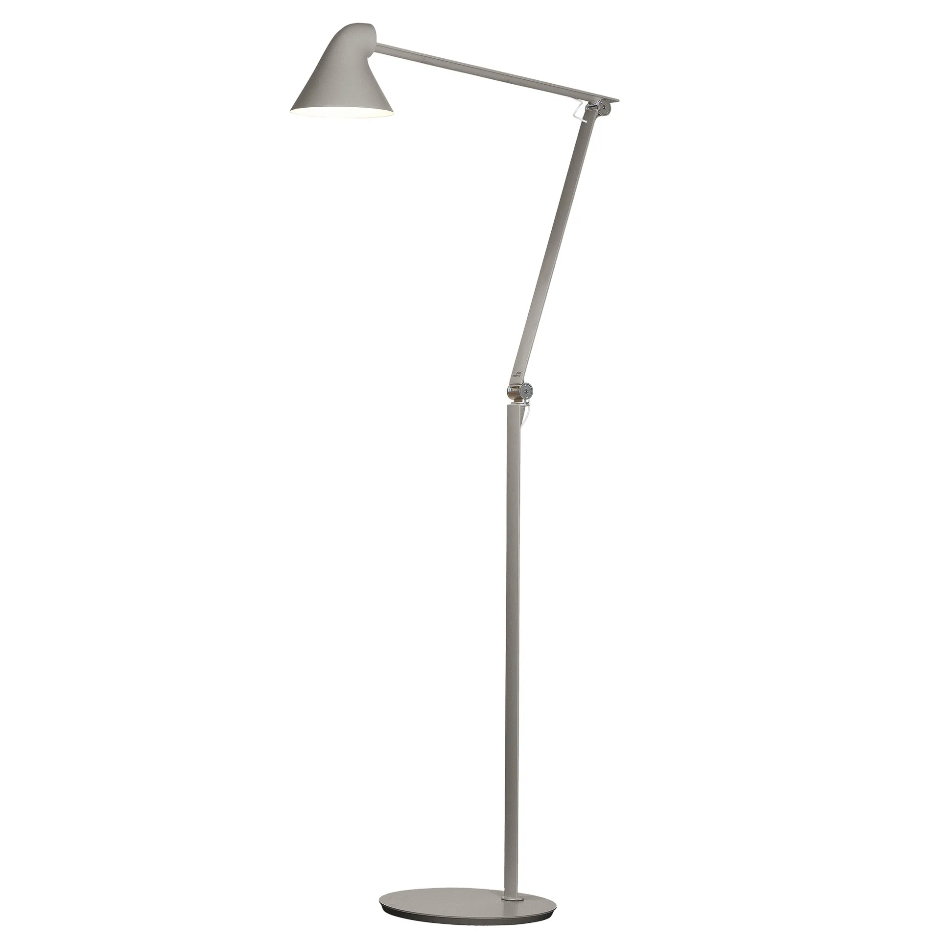 NJP golvlampa, Ljusgrå Louis Poulsen