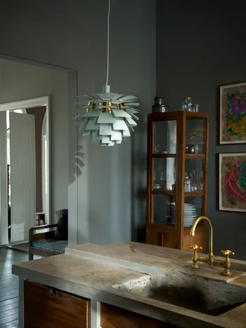 PH Artichoke pendel Ø48 cm - Dusty green-brass metallised - Louis Poulsen
