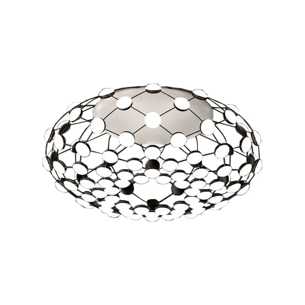 Mesh plafond, svart Luceplan