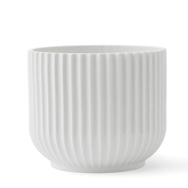 Lyngby blomkruka vit - Ø18,9 cm - Lyngby Porcelæn