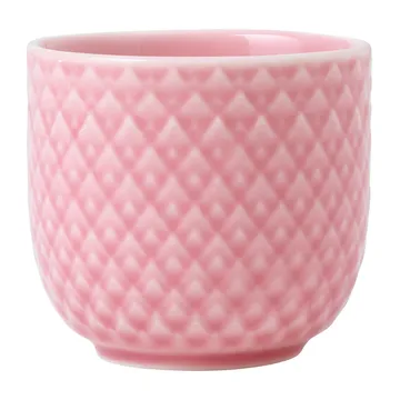 Rhombe äggkopp Ø5 cm - Rosa - Lyngby Porcelæn