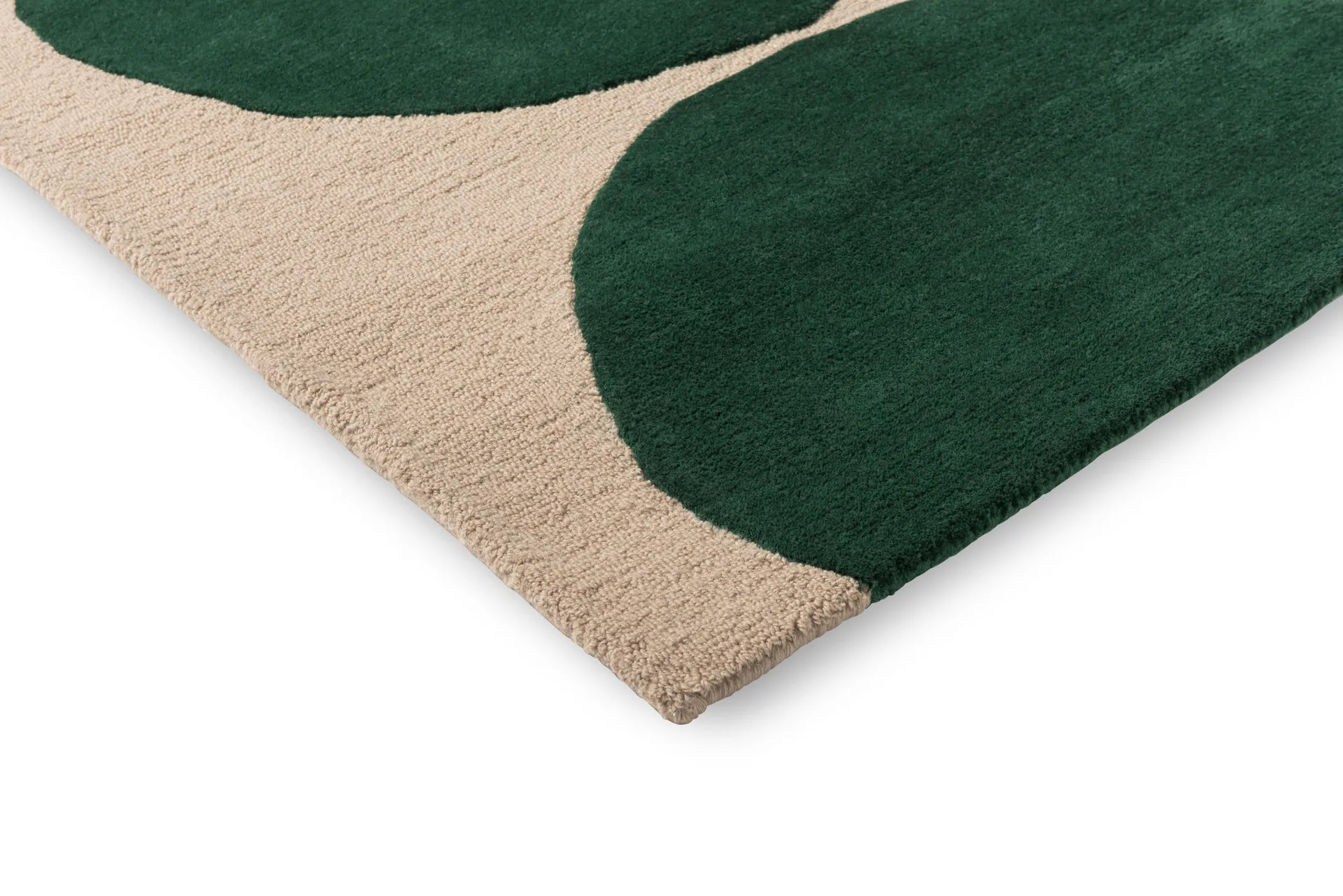 Isot Kivet ullmatta, Green, 140x200 cm Marimekko
